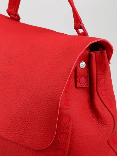 Shop Zanellato Postina M Pura Montalcino Bag In Red