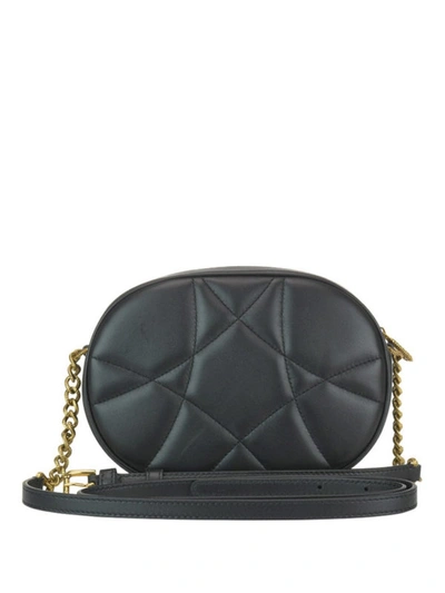 Shop Dolce & Gabbana Devotion Black Leather Cross Body Bag