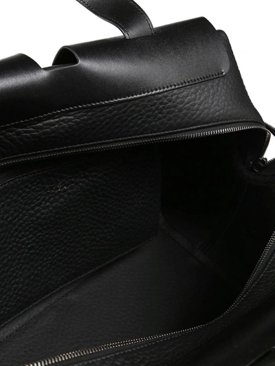 Shop Hogan Bi-bag Black Leather Bowling Bag