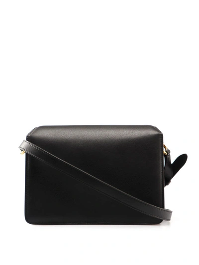 Shop Ferragamo Classic Flap Black Leather Bag