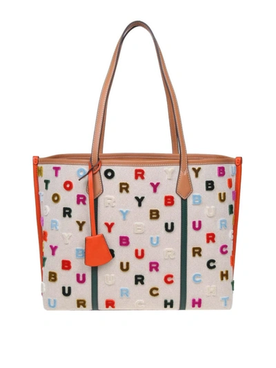 Shop Tory Burch Perry Fil Coupe Tote In Multicolour