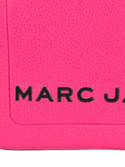 Shop Marc Jacobs Fuchsia Textured Mini Box In Pink