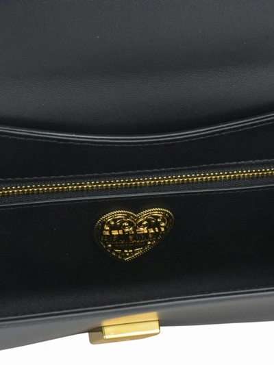 Shop Dolce & Gabbana Devotion Black Quilted Leather Bag