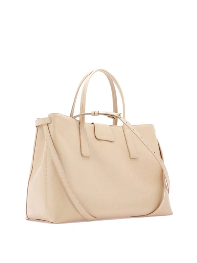 Shop Zanellato Duo Metropolitan M White Leather Bag