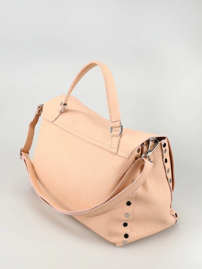 Shop Zanellato Postina M Arche Ballerina Tone Bag In Pink