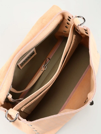 Shop Zanellato Postina M Arche Ballerina Tone Bag In Pink