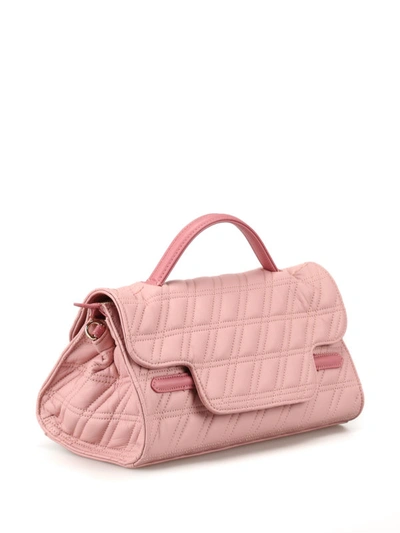 Shop Zanellato Nina S Zeta Pink Matelasse Leather Bag