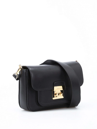 Shop Michael Kors Sloan Editor L Black Leather Bag