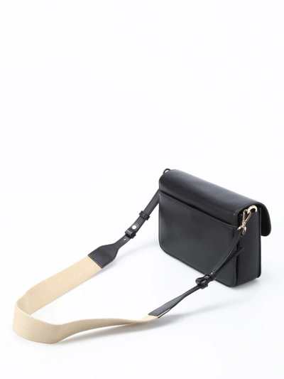 Shop Michael Kors Sloan Editor L Black Leather Bag