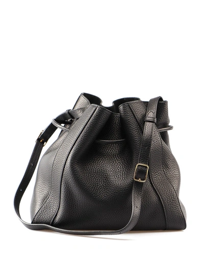 Shop Mulberry Millie Black Grained Leather Small Bag