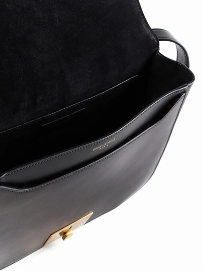 Shop Saint Laurent Betty Smooth Leather Satchel Bag In Black