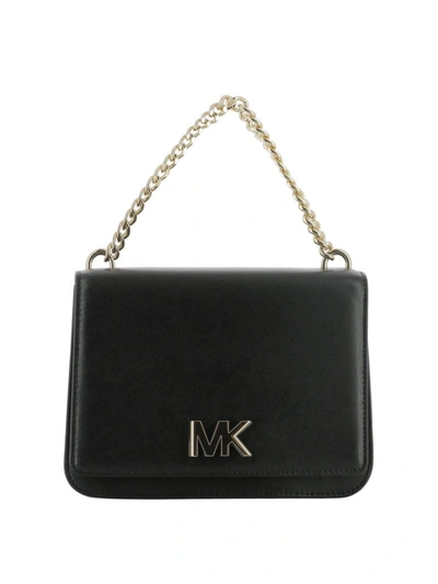 Shop Michael Kors Mott Black Leather Cross Body Bag