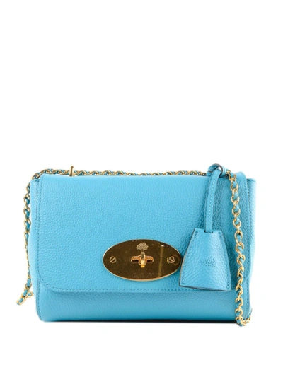 Shop Mulberry Lily Light Blue Leather Small Bag