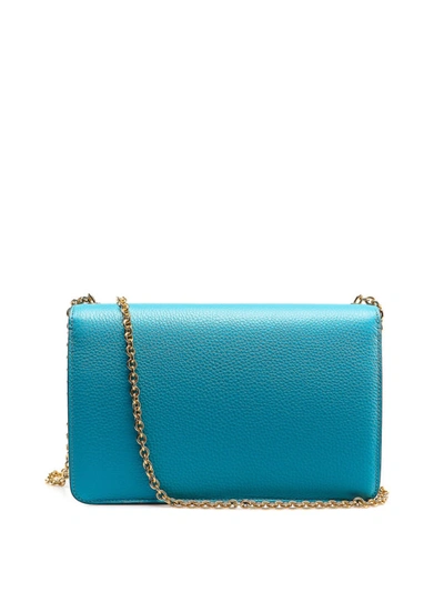 Shop Mulberry Darley S Light Blue Leather Bag