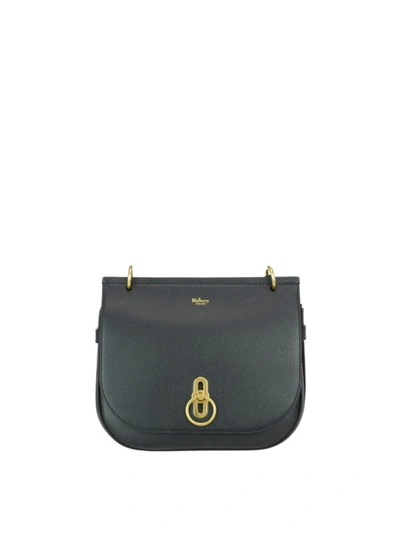 Shop Mulberry Amberley Grained Leather Small Bag In Black