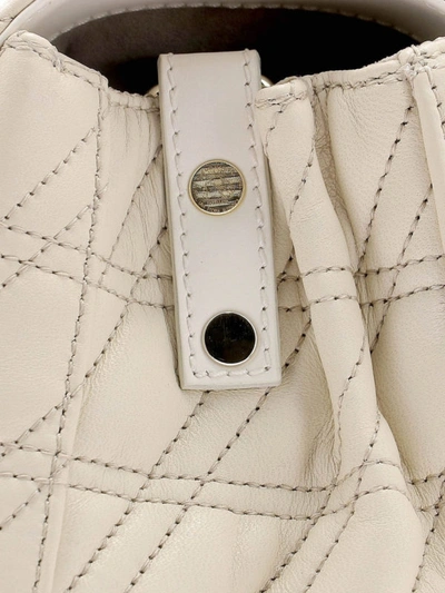 Shop Zanellato Postina S Zeta White Matelasse Leather Bag