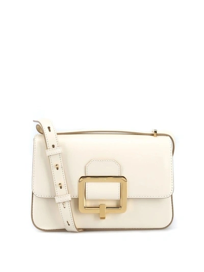 Shop Bally Janelle White Leather Shoulder Bag