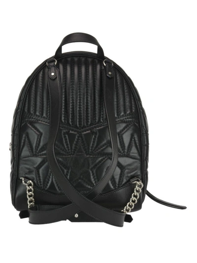 Shop Jimmy Choo Helia Quilted Leather Backpack In Black