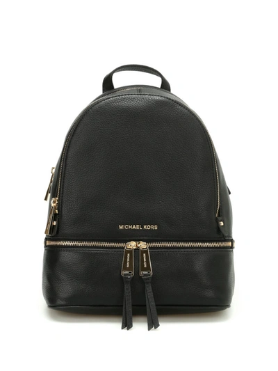 Shop Michael Kors Rhea Backpack In Black