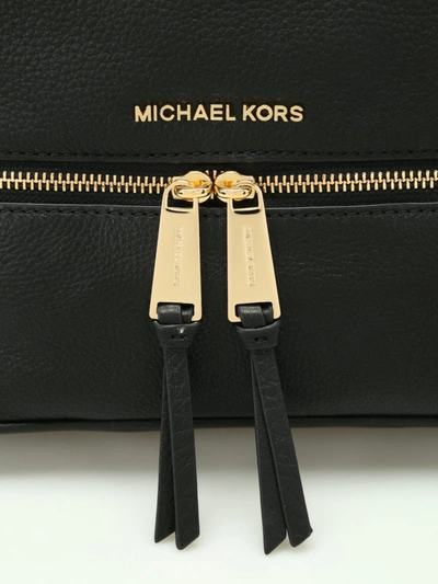 Shop Michael Kors Rhea Backpack In Black