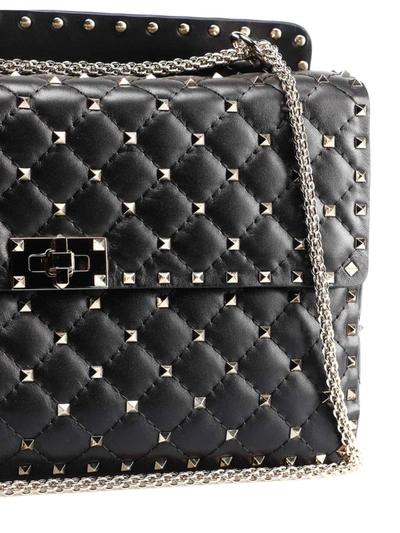 Shop Valentino Rockstud Spike Large Black Bag