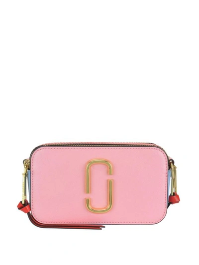 Shop Marc Jacobs Snapshot Small Camera Pink Cross Body Bag In Multicolour