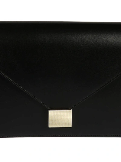 Shop Victoria Beckham Classic Envelope Clutch Crossbody In Black