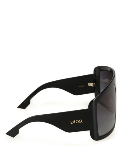 Shop Dior Solight1 Black Sunglasses