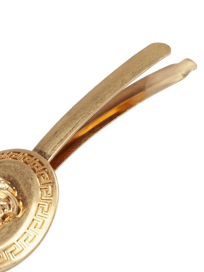 Shop Versace Gold-tone Metal Hair Clip