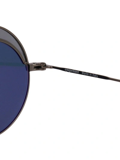 Shop Eyepetizer Artur Purple Lens Round Sunglasses