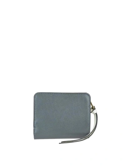 Shop Marc Jacobs Snapshot Mini Compact Zipped Wallet In Black