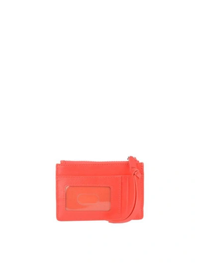 Marc Jacobs Snapshot Dtm Top-zip Multi Red Wallet In Red