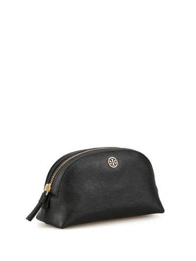 Shop Tory Burch Robinson Black Small Make Up Case