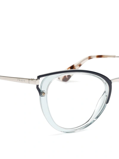 Shop Prada Cat-eye Optical Glasses In Black