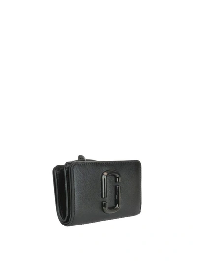 Shop Marc Jacobs Snapshot Dtm Compact Wallet In Black
