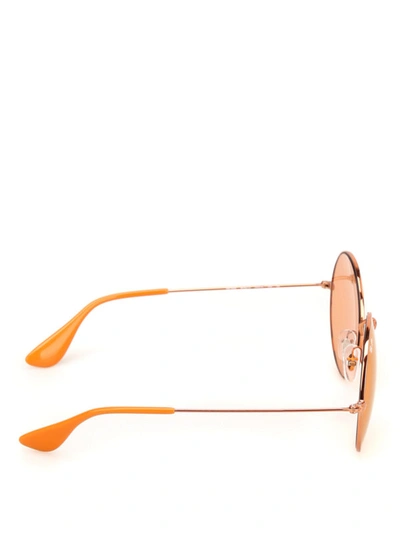 Shop Ray Ban Ja-jo Orange Sunglasses