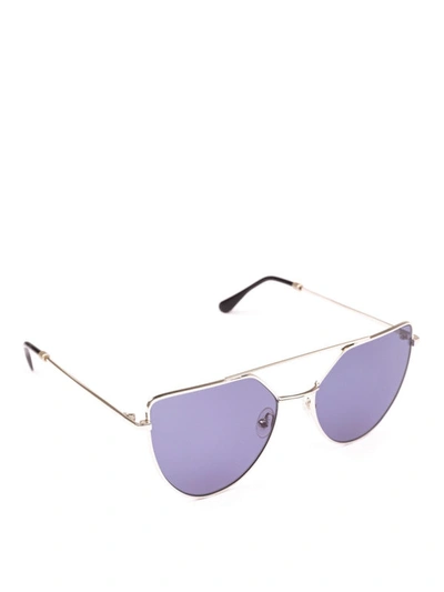 Shop Spektre Offshore Pale Gold Frame Sunglasses