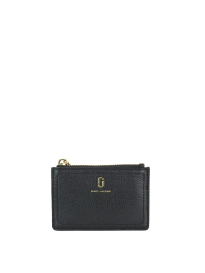 Shop Marc Jacobs Softshot Top-zip Multi Wallet In Black