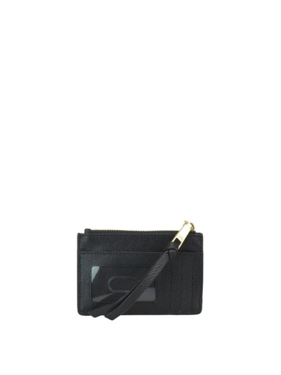 Shop Marc Jacobs Softshot Top-zip Multi Wallet In Black