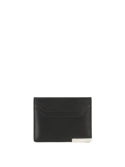 Shop Tod's Logo Plaque Black Card Holder