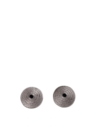 Shop Etro Silver Cufflinks