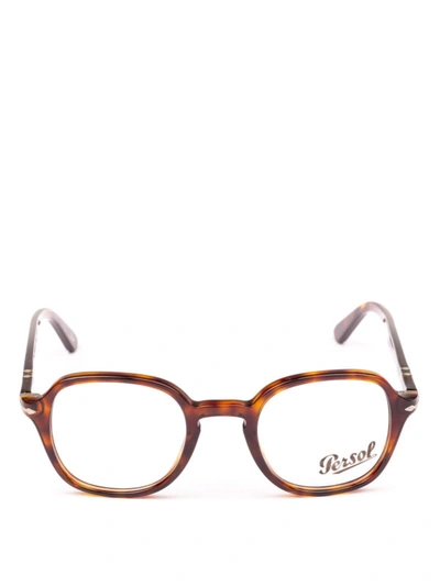 Shop Persol Galleria 900 Havana Eyeglasses In Brown