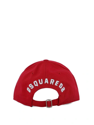 Shop Dsquared2 Icon Red Baseball Cap