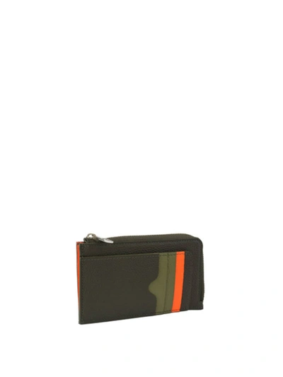 Shop Alexander Mcqueen Multicolour Leather Card Holder
