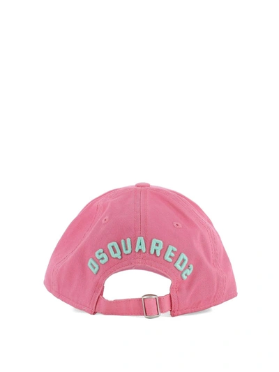 Shop Dsquared2 Icon Pink Baseball Cap
