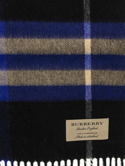 Shop Burberry Tartan Cashmere Scarf In Multicolour