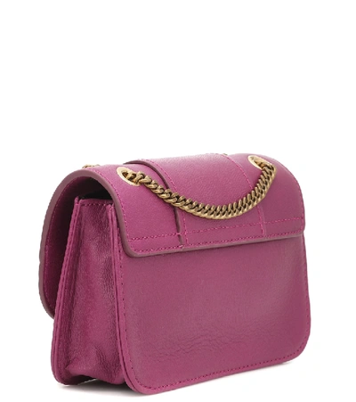 Shop See By Chloé Hopper Small Leather Crossbody Bag In Purple