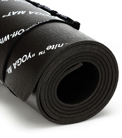 Shop Off-white Logo Yoga Mat In Black