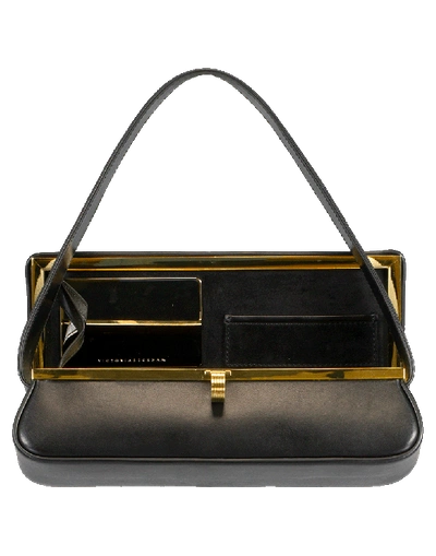 Shop Victoria Beckham Powder Box Handbag In Black