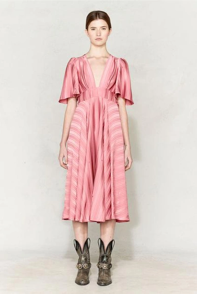 Shop Golden Goose Dress Hana Dusty Pink